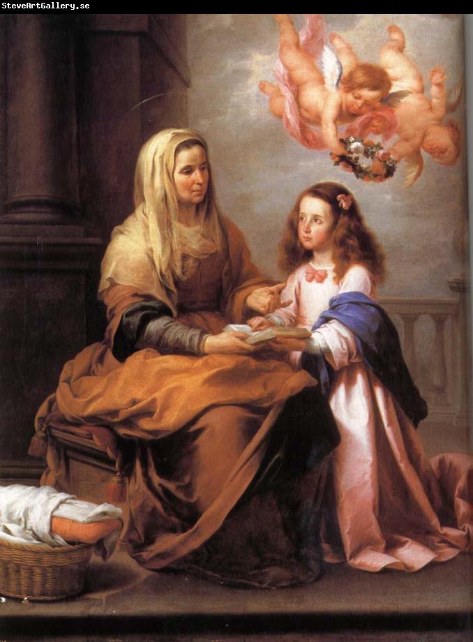 Bartolome Esteban Murillo St Anne and the small Virgin Mary